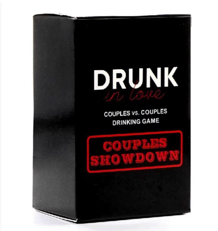 Excited & Exhausted: Couples’ Drinking English Board Game Cards