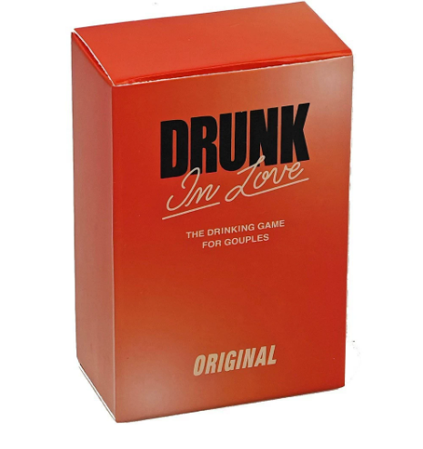 Excited & Exhausted: Couples’ Drinking English Board Game Cards