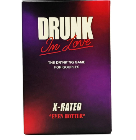 Excited & Exhausted: Couples’ Drinking English Board Game Cards